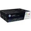 Image de HP 131A Pack de 3 Toners Authentiques (U0SL1AM) Multicolore (Cyan/Magenta/Jaune) Standard