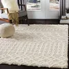 Image de Livabliss Dubai Tapis Shaggy Berbere - Tapis Salon, Salle à Manger, Chambre Adulte et Ado, Cuisine - Poil Long Moelleux et Doux, Beige Motif Berbère, Carpette Chambre 160x220 cm - Crème et Beige Clair