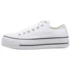 Image de Converse Femme Chuck Taylor All Star Platform Canvas Low Top Femme Baskets-mode, Blanc Noir, 38 EU