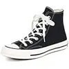 Image de Converse Chuck Taylor 70 Hi, Sneakers Basses Mixte Adulte, Noir (Black/Black/Egret 001), 38 EU