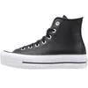 Image de Converse Femme Chuck Taylor All Star Platform Leather High-top Shoes, Noir, 36 EU