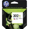 Image de HP 302XL Encre dorigine cyan, magenta, jaune F6U67AE Encre