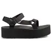 Image de Teva Original Universal Flatform W's, Sandales Plateau Femme, Noir (Black), 42 EU