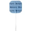 Image de Compex Sachet de 4 Petites électrodes Performance Fil - Taille: 5 x 5 cm (Lot de 2)