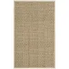 Image de Safavieh Tapis en Fibres Naturelles Salon, Salle à Manger, Chambre à Coucher - Natural Fiber Collection, Tapis à Poil Court, Naturel et Brun, 76 x 183 cm