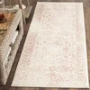 Image de SAFAVIEH Tapis de Couloir 76 x 183 cm - Adirondack Collection - Transitionnel Design, Ivoire & Rose, Mélange Synthétique Entretien Facile, Idéal pour Salon, Chambre, Bureau (ADR109H)