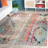 Image de SAFAVIEH Tapis Boho Pour Salon, Salle à manger, Chambre à coucher - Monaco Collection, Tapis à poil court, Multi, 122 X 170 cm