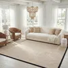 Image de SAFAVIEH Tapis en Fibres Naturelles Salon, Salle à Manger, Chambre à Coucher - Natural Fiber Collection, Tapis à Poil Court, Naturel et Noir, 244 X 305 cm