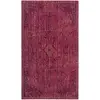 Image de SAFAVIEH Tapis Boho Pour Salon, Salle à manger, Chambre à coucher - Valencia Collection, Tapis à poil court, Rouge et Rouge, 122 X 183 cm