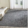 Image de SAFAVIEH Tapis Traditionnel Pour Salon, Salle à manger, Chambre à coucher - Vintage Collection, Tapis à poil court, Bleu et gris clair, 160 X 229 cm