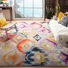 Image de SAFAVIEH Tapis Boho Pour Salon, Salle à manger, Chambre à coucher - Monaco Collection, Tapis à poil court, Multi, 244 X 335 cm