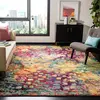 Image de SAFAVIEH Tapis Boho pour Salon, Salle à Manger, Chambre à Coucher - Monaco Collection, Tapis à Poil Court, Rose et Multi, 240 x 300 cm