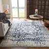 Image de SAFAVIEH Tapis de Sol Vieilli pour Salon, Salle à manger, Chambre à coucher - Madison Collection, Tapis à poil court, Crème et Marine, 244 X 305 cm