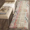 Image de SAFAVIEH Tapis Boho pour Salon, Salle à Manger, Chambre à Coucher - Monaco Collection, Tapis à Poil Court, Multi, 76 X 183 cm
