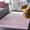 Image de SAFAVIEH Tapis Moderne pour Salon, Salle à Manger, Chambre à Coucher - Adirondack Collection, Tapis à Poil Court, Crème et Violet, 122 X 183 cm