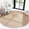 Image de Safavieh Tapis en Fibres Naturelles Salon, Salle à Manger, Chambre à Coucher - Natural Fiber Collection, Tapis à Poil Court, Naturel et Beige, 213 X 213 cm
