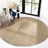 Image de Safavieh Tapis en Fibres Naturelles Salon, Salle à Manger, Chambre à Coucher - Natural Fiber Collection, Tapis à Poil Court, Naturel, 213 X 213 cm