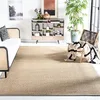 Image de Safavieh Tapis en Fibres Naturelles Salon, Salle à Manger, Chambre à Coucher - Natural Fiber Collection, Tapis à Poil Court, Naturel, 213 x 213 cm