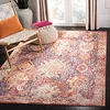 Image de SAFAVIEH Tapis Traditionnel Pour Salon, Salle à manger, Chambre à coucher - Bristol Collection, Tapis à poil court, Rouille et Lavande, 155 X 229 cm