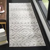 Image de Safavieh Tapis Moderne pour Salon, Salle à Manger, Chambre à Coucher - Adirondack Collection, Tapis à Poil Court, Gris Clair et Gris, 76 X 244 cm