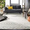 Image de Safavieh Tapis Moderne pour Salon, Salle à Manger, Chambre à Coucher - Adirondack Collection, Tapis à Poil Court, Ivoire et Bleu Clair, 240 X 300 cm