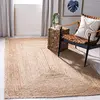 Image de Safavieh Tapis Contemporain pour Salon, Salle à Manger, Chambre à Coucher - Cape Cod Collection, Tapis à Poil Court, Beige, 122 X 183 cm