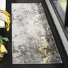 Image de Safavieh Tapis Abstrait pour Salon, Salle à Manger, Chambre à Coucher - Adirondack Collection, Tapis à Poil Court, Gris et Jaune, 80 X 180 cm