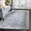 Image de Safavieh Tapis Traditionnel pour Salon, Salle à Manger, Chambre à Coucher - Brentwood Collection, Tapis à Poil Court, Marine et Crème, 183 X 274 cm