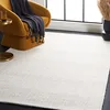 Image de SAFAVIEH Tapis géométrique pour Salon, Salle à Manger, Chambre à Coucher - Natura Collection, Tapis à Poil Court, Ivoire, 122 X 183 cm