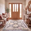 Image de SAFAVIEH Tapis Boho pour Salon, Salle à Manger, Chambre à Coucher - Madison Collection, Tapis à Poil Court, Noir et Jaune, 160 X 229 cm