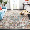 Image de SAFAVIEH Tapis Boho pour Salon, Salle à Manger, Chambre à Coucher - Madison Collection, Tapis à Poil Court, Gris et Bleu Clair, 244 X 305 cm