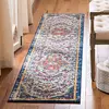 Image de Safavieh Tapis Boho pour Salon, Salle à Manger, Chambre à Coucher - Madison Collection, Tapis à Poil Court, Ivoire et Orange, 61 X 244 cm