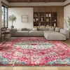 Image de SAFAVIEH Tapis Boho pour Salon, Salle à Manger, Chambre à Coucher - Madison Collection, Tapis à Poil Court, Fuchsia et Sarcelle, 240 x 300 cm