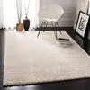 Image de Safavieh Tapis Shag pour Salon, Salle à Manger, Chambre à Coucher - August Shag Collection, Tapis à Poil Court, Beige, 122 X 183 cm