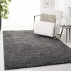 Image de Safavieh Tapis Shag pour Salon, Salle à Manger, Chambre à Coucher - August Shag Collection, Tapis à Poil Court, Gris, 122 X 183 cm