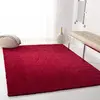Image de Safavieh Tapis Shag pour Salon, Salle à Manger, Chambre à Coucher - August Shag Collection, Tapis à Poil Court, Rouge, 183 X 274 cm