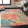 Image de SAFAVIEH Tapis Boho pour Salon, Salle à Manger, Chambre à Coucher - Madison Collection, Tapis à Poil Court, Ivoire et Multi, 160 X 229 cm