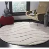 Image de SAFAVIEH Tapis Shag pour Salon, Salle à Manger, Chambre à Coucher - Florida Shag Collection, Tapis à Poil Long, Crème, 122 X 122 cm