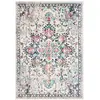 Image de Safavieh Tapis Boho pour Salon, Salle à Manger, Chambre à Coucher - Madison Collection, Tapis à Poil Court, Crème et Bleu, 91 X 152 cm