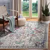 Image de SAFAVIEH Tapis Boho pour Salon, Salle à Manger, Chambre à Coucher - Madison Collection, Tapis à Poil Court, Crème et Bleu, 180 X 300 cm