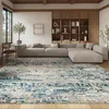 Image de Safavieh Tapis Contemporain pour Salon, Salle à Manger, Chambre à Coucher - Madison Collection, Tapis à Poil Court, Gris et Bleu, 183 X 274 cm