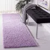 Image de Safavieh Tapis Shag pour Salon, Salle à Manger, Chambre à Coucher - August Shag Collection, Tapis à Poil Court, Lilas, 76 x 183 cm