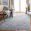 Image de Safavieh Tapis Traditionnel pour Salon, Salle à Manger, Chambre à Coucher - Victoria Collection, Tapis à Poil Court, Bleu et Gris, 152 X 244 cm