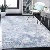 Image de Safavieh Tapis Moderne pour Salon, Salle à Manger, Chambre à Coucher - Amelia Collection, Tapis à Poil Court, Gris et Bleu, 183 X 274 cm