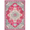 Image de SAFAVIEH Tapis de Sol Vieilli pour Salon, Salle à Manger, Chambre à Coucher - Madison Collection, Tapis à Poil Court, Fuchsia et Bleu, 91 X 152 cm