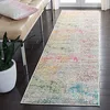 Image de SAFAVIEH Tapis Boho pour Salon, Salle à Manger, Chambre à Coucher - Madison Collection, Tapis à Poil Court, Gris et Or, 62 x 240 cm