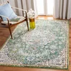 Image de SAFAVIEH Tapis Boho pour Salon, Salle à Manger, Chambre à Coucher - Madison Collection, Tapis à Poil Court, Vert et Turquoise, 183 X 274 cm