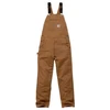 Image de Carhartt 102776 - Salopette Ultra Résistante - Homme - Créée Grâce Au Savoir-Faire Du Crew - W46/L32 - Carhartt Brown