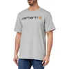 Image de Carhartt Core Logo T-Shirt S/S - T-Shirt, Hellgrau, XS