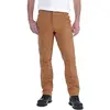 Image de Carhartt Straight Fit Stretch Duck Double Front Pantalon Utilitaire de Travail, Marron, 34W x 30L Homme